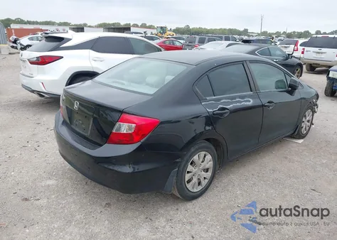 2012 Honda Civic Lx из США, поврежденный, VIN 2HGFB2F57CH595093